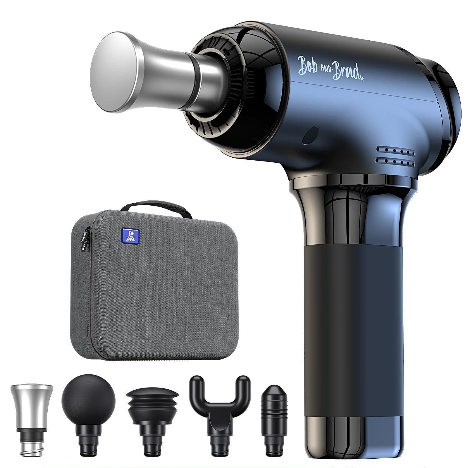 BOB AND BRAD T2 Pro Massage Gun with Heat and Cold, Deep Tissue Percussion Massager Gun for Pain Relief, Muscle Massager, Electric Back Massagers for Professional Athletes Home Gym Travel