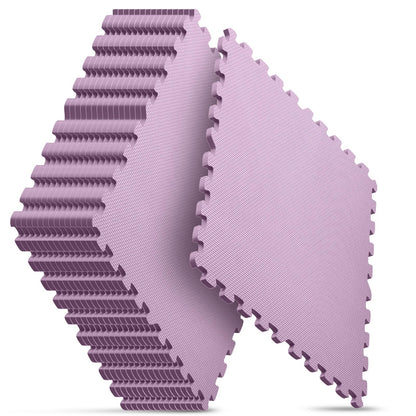 Home Gym Mat, Puzzle Exercise Mat, EVA Interlocking Foam Floor Tiles for Home Workout Equipment and Kids' Play Areas - Black, 24 in x 24 in x ½ in - 12 Tiles (Black, 12 Pack, 48 SQ FT)